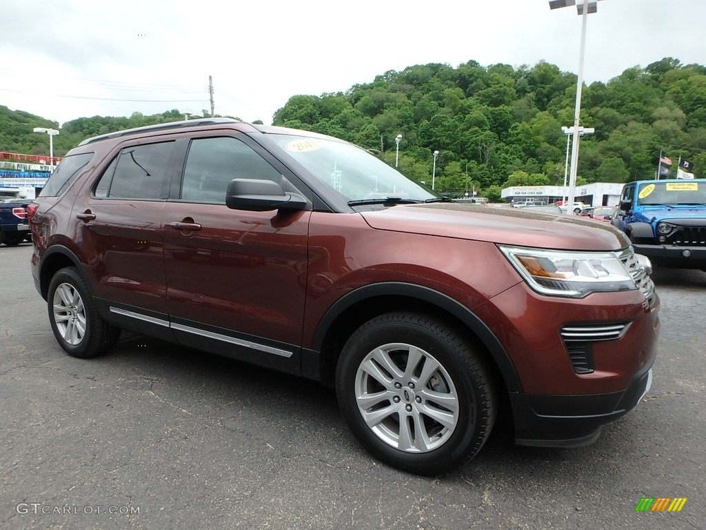 2018 Explorer XLT 4WD - Cinnamon Glaze / Ebony Black photo #9