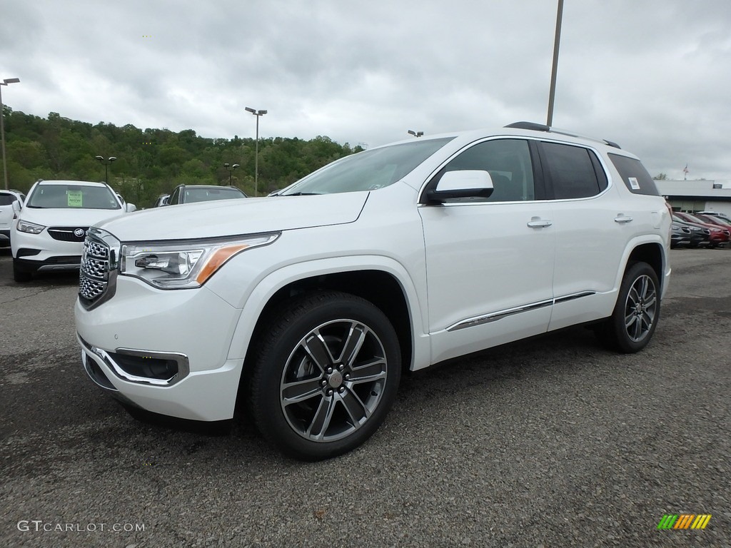 White Frost Tricoat GMC Acadia