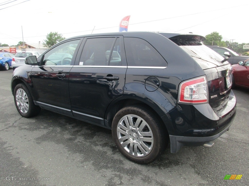 2008 Edge Limited AWD - Dark Ink Blue Metallic / Camel photo #5