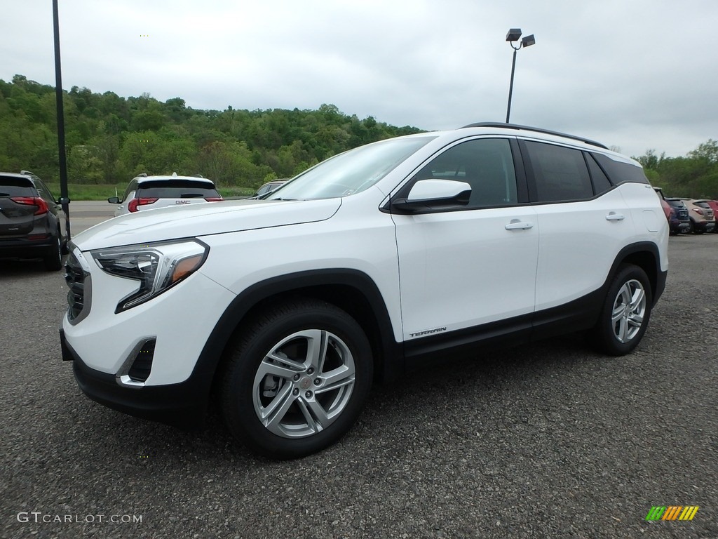Summit White 2019 GMC Terrain SLE AWD Exterior Photo #133431775