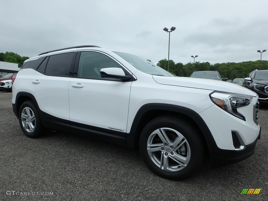 Summit White 2019 GMC Terrain SLE AWD Exterior Photo #133431826