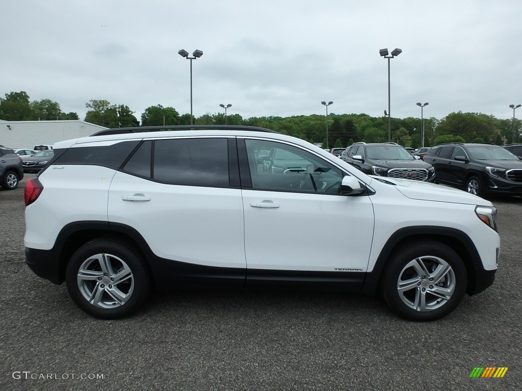 Summit White 2019 GMC Terrain SLE AWD Exterior Photo #133431853