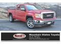 2014 Fire Red GMC Sierra 1500 SLT Double Cab 4x4  photo #1