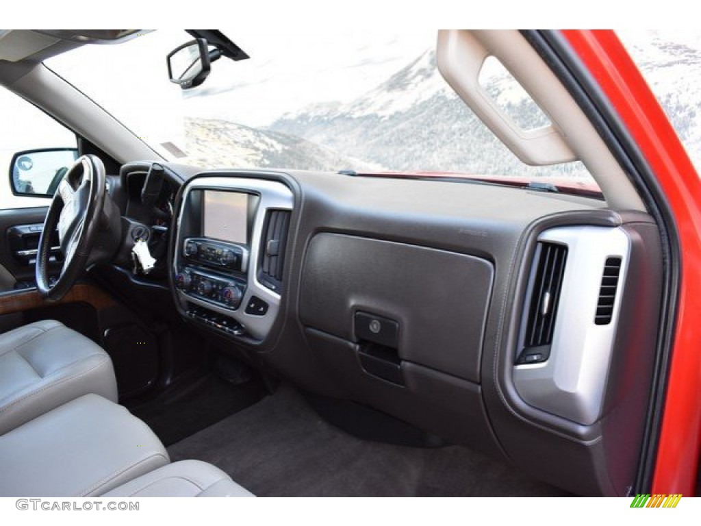 2014 Sierra 1500 SLT Double Cab 4x4 - Fire Red / Cocoa/Dune photo #16