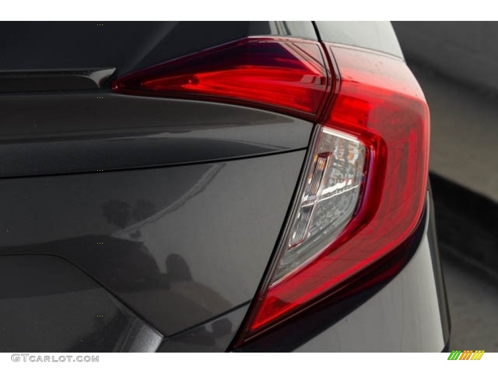 2019 Civic EX Sedan - Modern Steel Metallic / Black photo #8