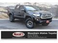 2017 Black Toyota Tacoma TRD Off Road Double Cab 4x4  photo #1