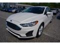 White Platinum 2019 Ford Fusion SE