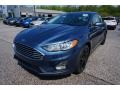 2019 Blue Metallic Ford Fusion SE  photo #1