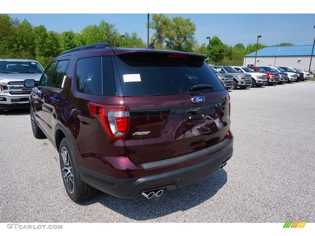 2019 Explorer Sport 4WD - Burgundy Velvet / Medium Black photo #3