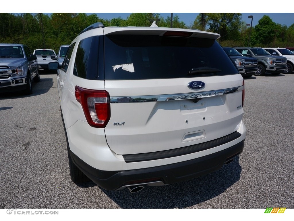 2019 Explorer XLT 4WD - White Platinum / Medium Black/Desert Copper photo #3