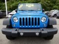 2015 Hydro Blue Pearl Jeep Wrangler Sport 4x4  photo #9
