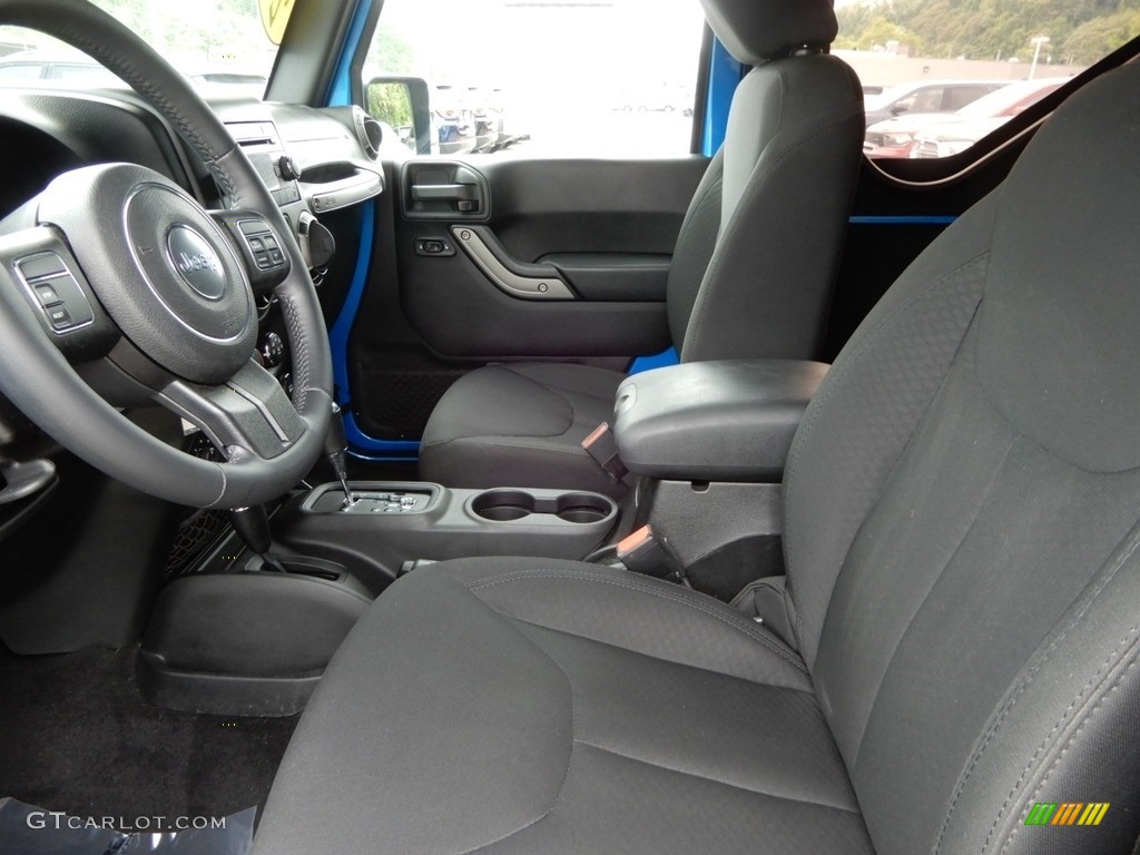2015 Wrangler Sport 4x4 - Hydro Blue Pearl / Black photo #12