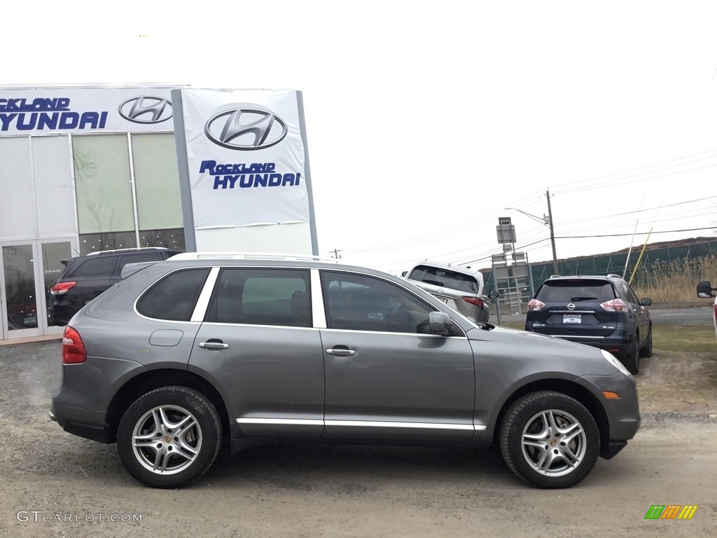 2008 Cayenne S - Meteor Grey Metallic / Havanna/Sand Beige photo #3