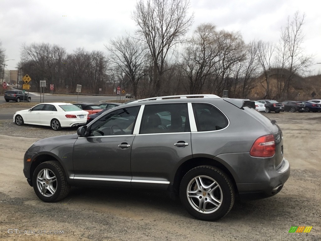 2008 Cayenne S - Meteor Grey Metallic / Havanna/Sand Beige photo #6