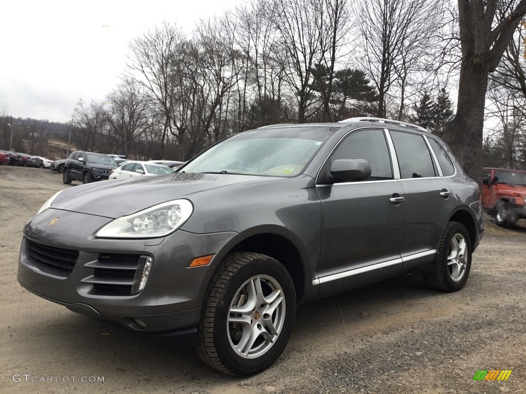 2008 Cayenne S - Meteor Grey Metallic / Havanna/Sand Beige photo #7
