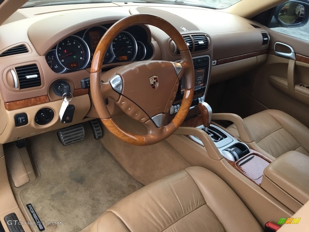 2008 Cayenne S - Meteor Grey Metallic / Havanna/Sand Beige photo #9