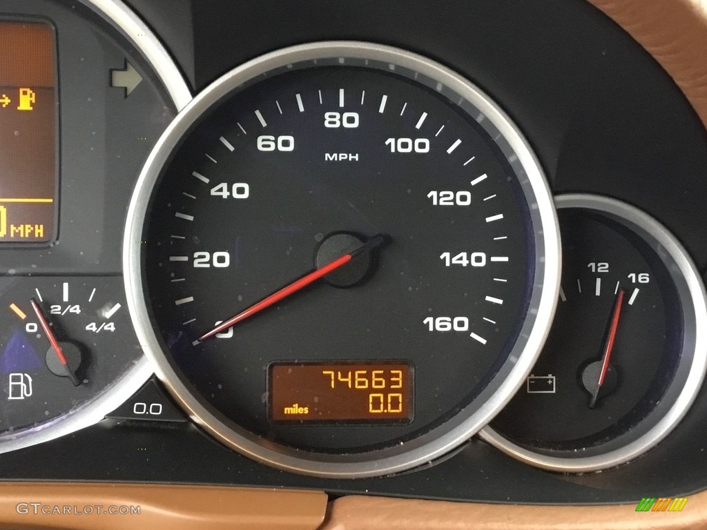 2008 Cayenne S - Meteor Grey Metallic / Havanna/Sand Beige photo #18