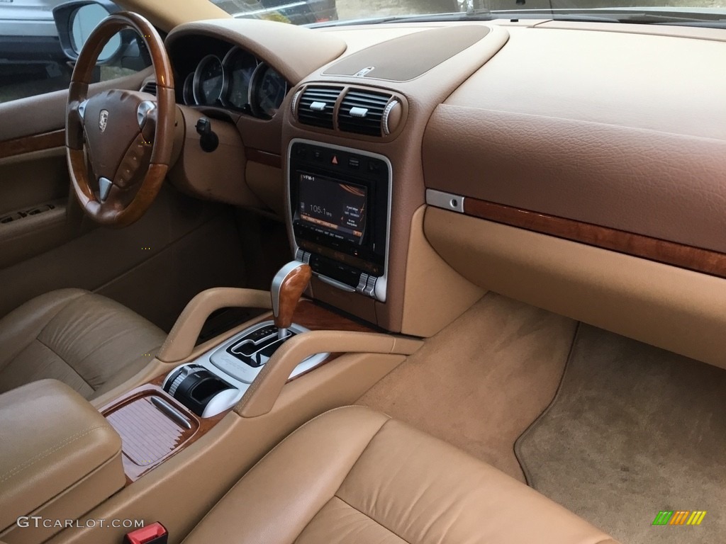 2008 Cayenne S - Meteor Grey Metallic / Havanna/Sand Beige photo #25