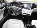 Grey 2015 Tesla Model S 90D Dashboard