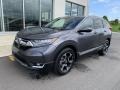 2019 Modern Steel Metallic Honda CR-V Touring AWD  photo #2