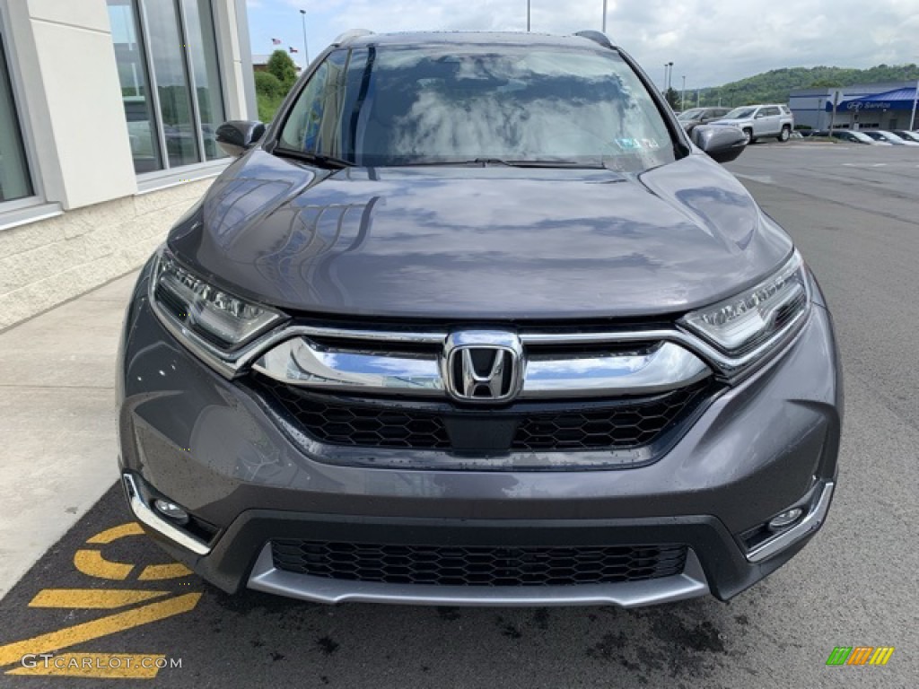 2019 CR-V Touring AWD - Modern Steel Metallic / Gray photo #3