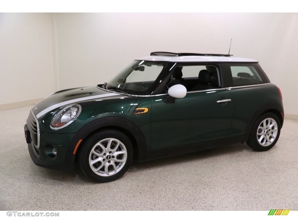 2016 Hardtop Cooper 2 Door - British Racing Green II Metallic / Carbon Black photo #3