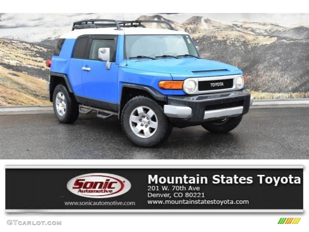 2007 FJ Cruiser 4WD - Voodoo Blue / Dark Charcoal photo #1