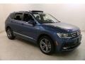 Blue Silk Metallic 2019 Volkswagen Tiguan SEL R-Line 4MOTION