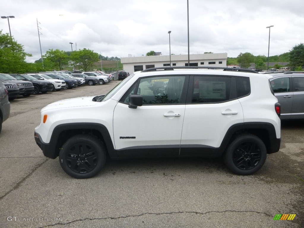 2019 Renegade Sport 4x4 - Alpine White / Black photo #2