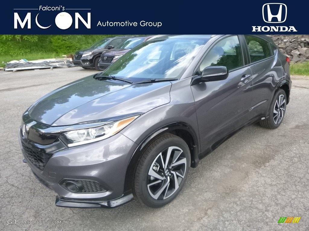 2019 HR-V Sport AWD - Modern Steel Metallic / Black photo #1