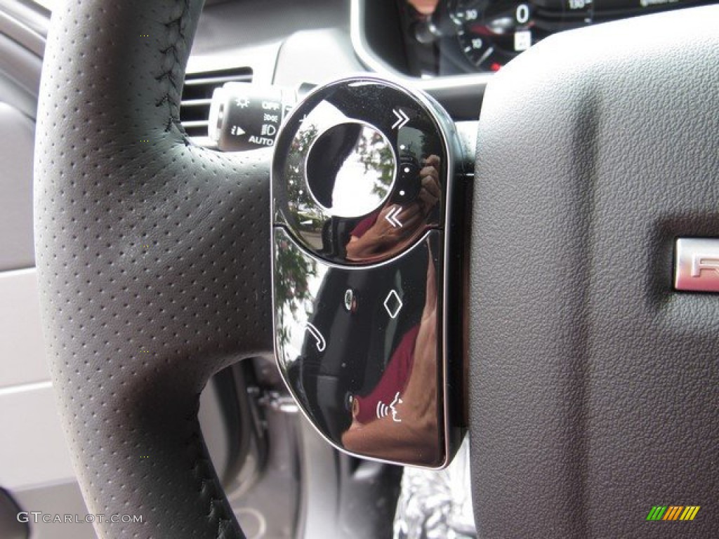 2019 Land Rover Range Rover Sport HSE Ebony/Ebony Steering Wheel Photo #133451469