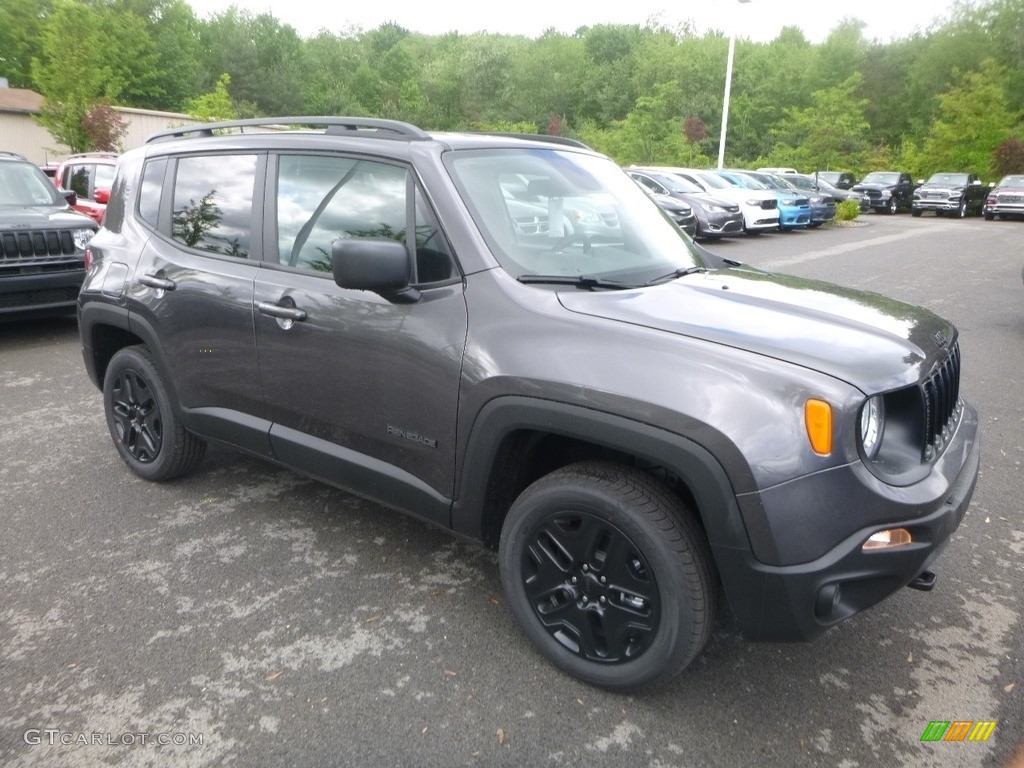 2019 Renegade Sport 4x4 - Granite Crystal Metallic / Black photo #7