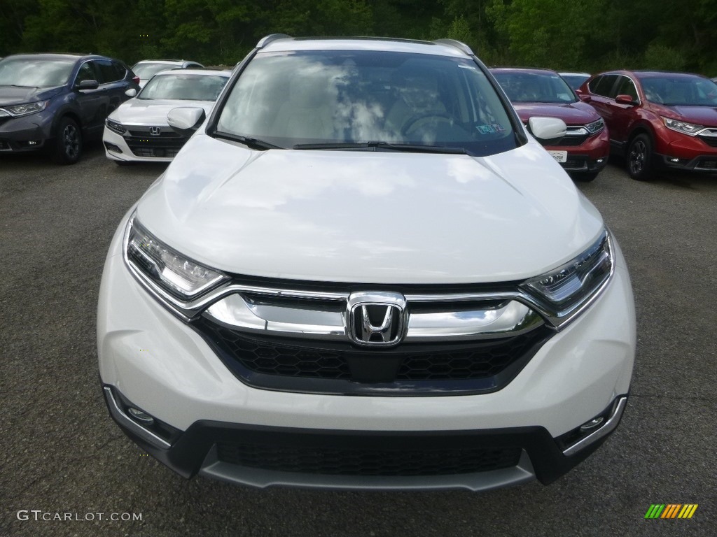 2019 CR-V Touring AWD - Platinum White Pearl / Ivory photo #6