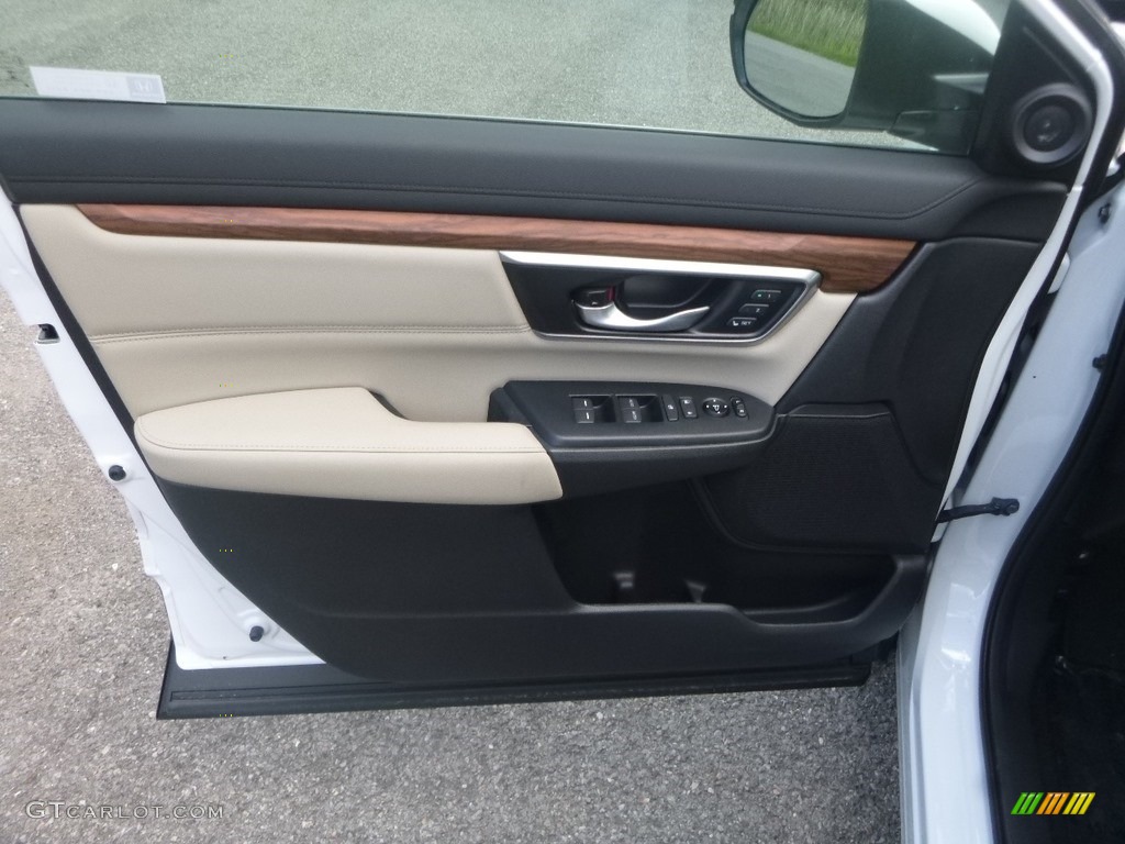 2019 Honda CR-V Touring AWD Ivory Door Panel Photo #133452498