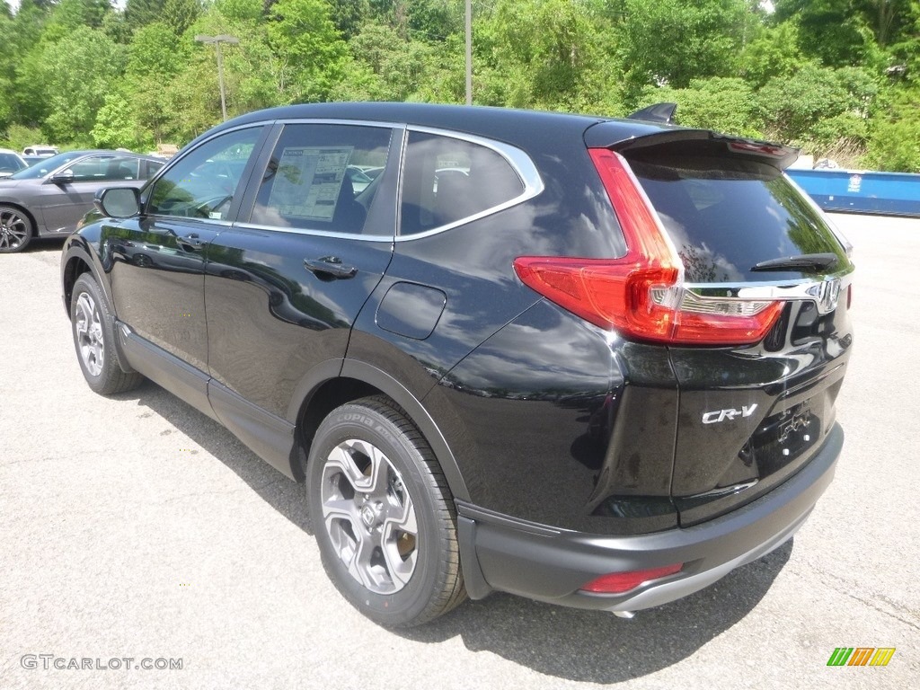 2019 CR-V EX-L AWD - Crystal Black Pearl / Gray photo #2