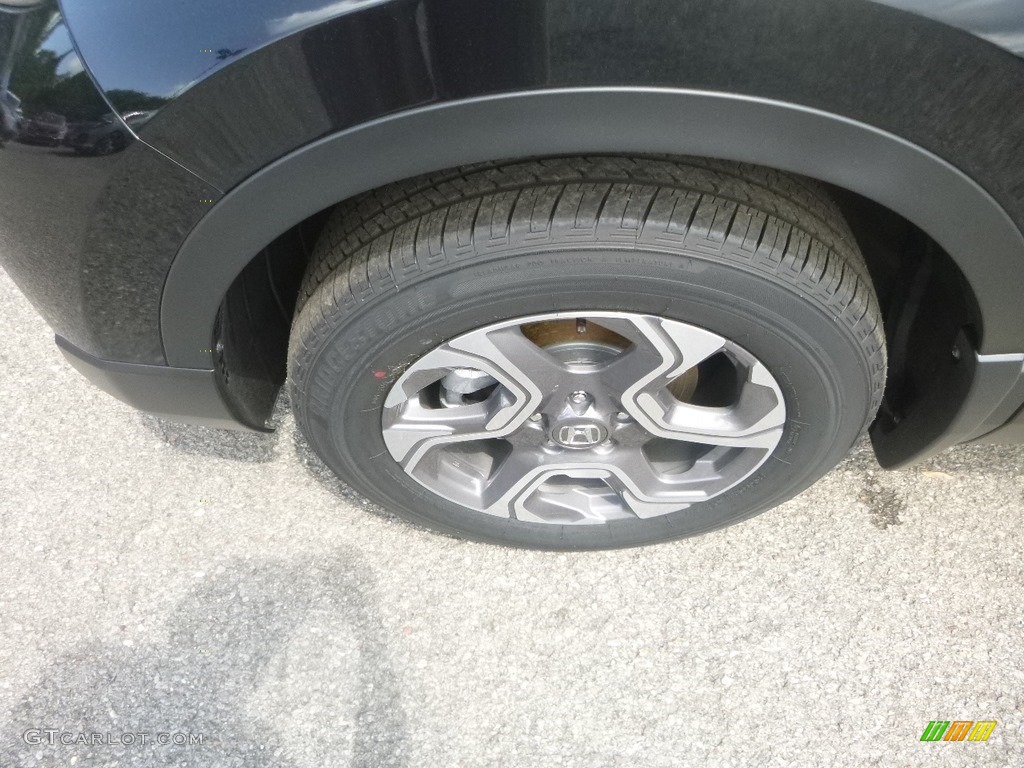 2019 CR-V EX-L AWD - Crystal Black Pearl / Gray photo #7