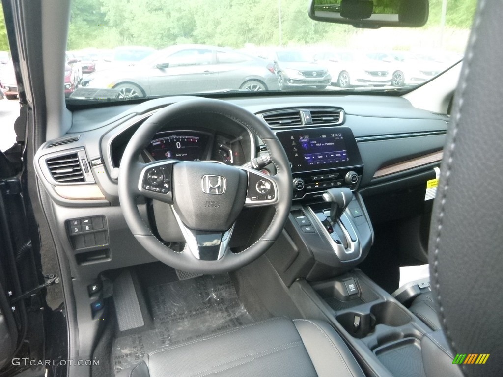 2019 CR-V EX-L AWD - Crystal Black Pearl / Gray photo #10