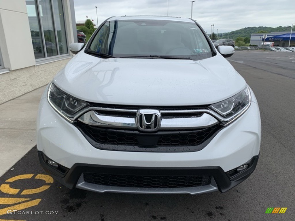 2019 CR-V EX-L AWD - Platinum White Pearl / Gray photo #3