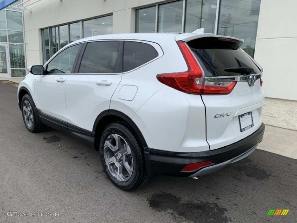 2019 CR-V EX-L AWD - Platinum White Pearl / Gray photo #7