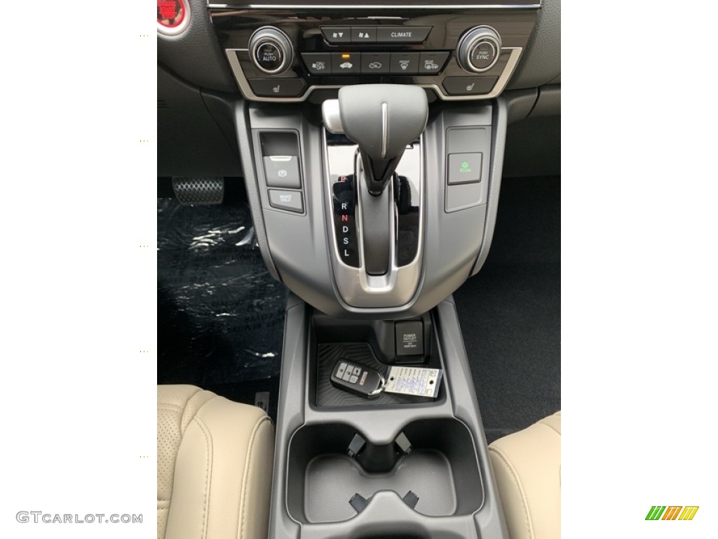 2019 CR-V EX-L AWD - Platinum White Pearl / Gray photo #35