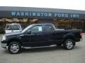 2007 Black Ford F150 XLT SuperCab 4x4  photo #1