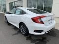 2019 Platinum White Pearl Honda Civic EX-L Sedan  photo #7