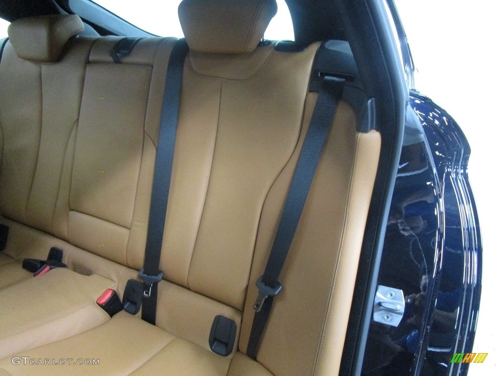 2019 4 Series 430i xDrive Gran Coupe - Carbon Black Metallic / Cognac photo #11