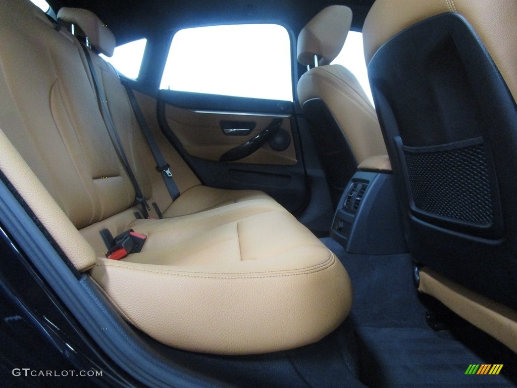 2019 4 Series 430i xDrive Gran Coupe - Carbon Black Metallic / Cognac photo #18