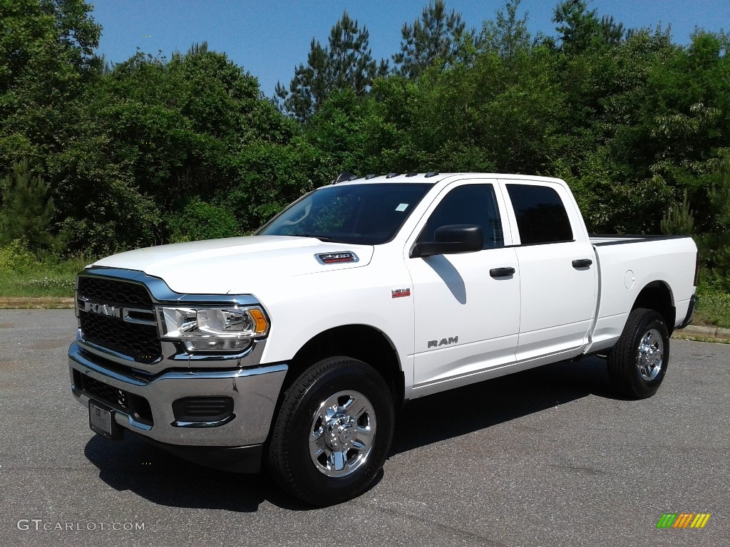 Bright White 2019 Ram 2500 Tradesman Crew Cab 4x4 Exterior Photo #133458522