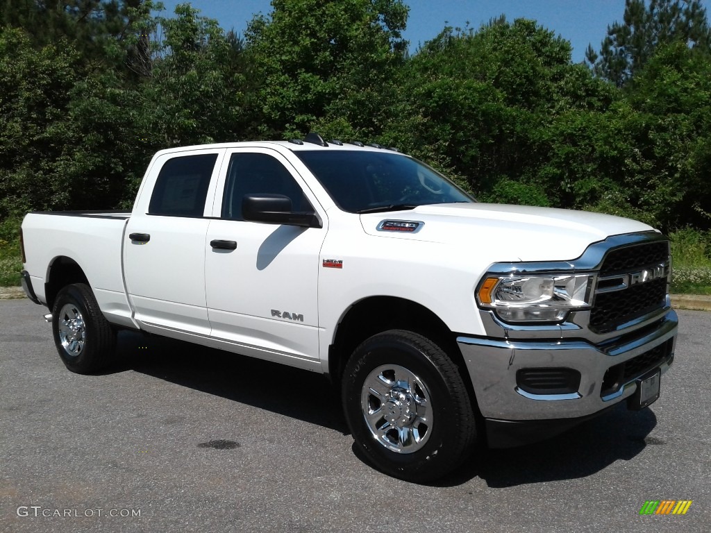 Bright White 2019 Ram 2500 Tradesman Crew Cab 4x4 Exterior Photo #133458588