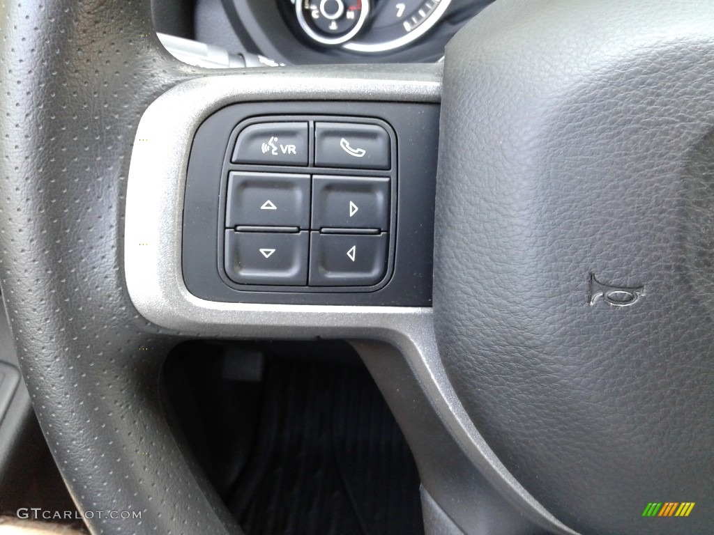 2019 Ram 2500 Tradesman Crew Cab 4x4 Black Steering Wheel Photo #133458852