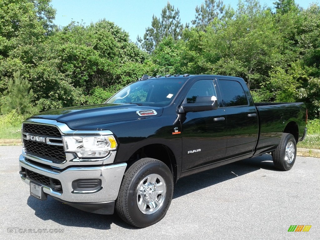 Diamond Black Crystal Pearl 2019 Ram 2500 Tradesman Crew Cab 4x4 Exterior Photo #133459215