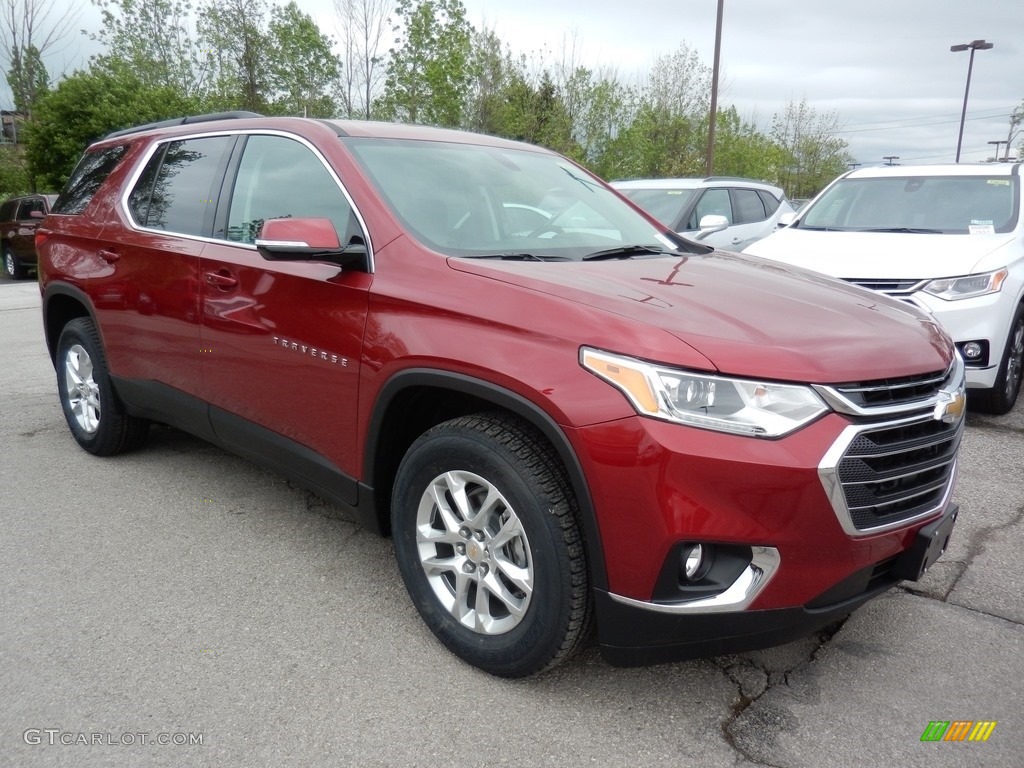 2019 Traverse LT AWD - Cajun Red Tintcoat / Jet Black photo #3
