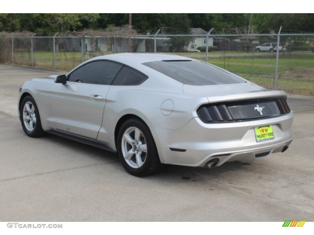 2016 Mustang V6 Coupe - Ingot Silver Metallic / Ebony photo #8